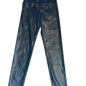 Black Faux Leather Leggings